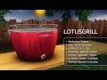 LotusGrill Barbecue de table Original, Bleu profond, Ø 32 cm