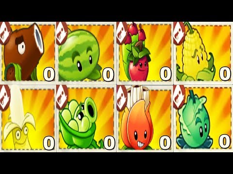 All Cannon and Lobbing Plants Super Power-up in Plants vs Zombies 2 BattleZ