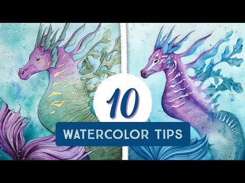 My Top 10 Watercolor Tips!