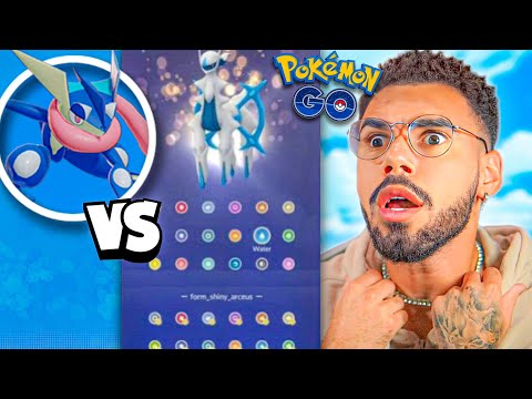 BIZARRO… NUNCA COLOQUE *ARCEUS* CONTRA GRENINJA… 😱🤯😨 #pokemongo