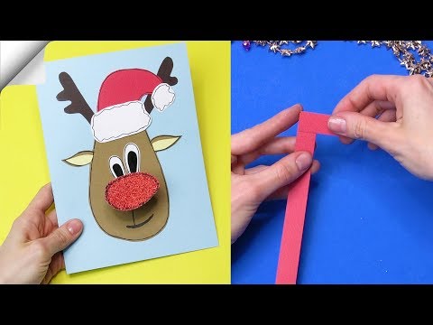 DIY christmas cards easy How to make christmas card Christmas card ideas