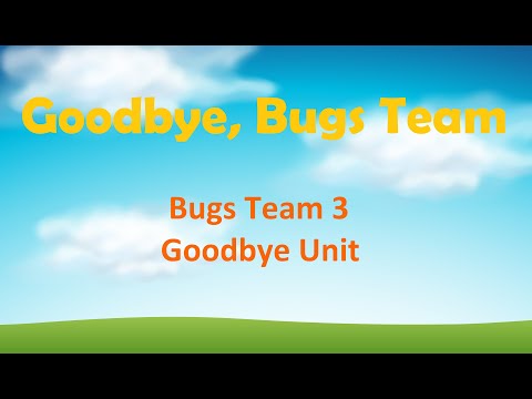 Bugs Team 3 Story - Goodbye Unit
