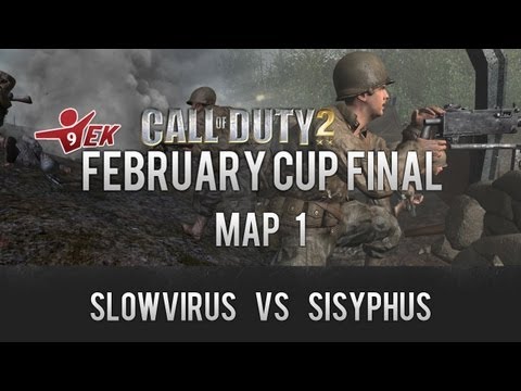 [COD2] Slowvirus vs Sisyphus Map 1 - TEK9 CoD2 February Cup Final