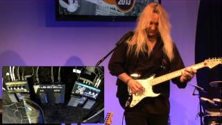 Kraft Music - Roland GR-D & GR-S V-Guitar Pedal Demos at NAMM 2013