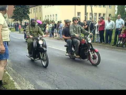 9. Oldtimer-Motorrad-Treffen am Ettersberg 2011 Berlstedt Ausfahrt