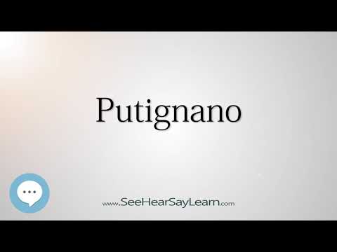 Putignano (How to Pronounce Cities of the World)💬⭐🌍✅