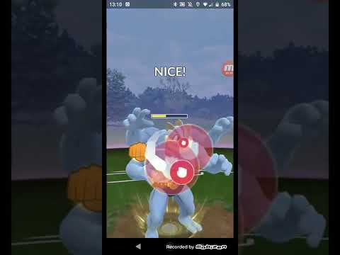 Using my 5000+ CP Mega Charizard Y to defeat Giovanni and get a Latias at Level 36