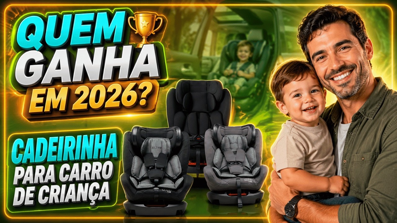 👷‍♂️MELHOR CADEIRINHA PARA AUTO CUSTO-BENEFÍCIO 2026 | TOP 3 MAIS SEGURAS E MAIS VENDIDAS