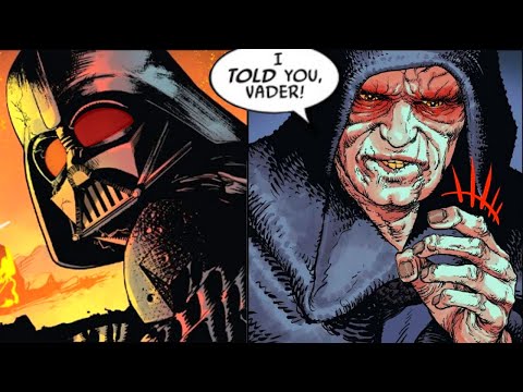 PALPATINE CONFESSES EVERYTHING TO VADER(CANON) - Star Wars Comics Explained