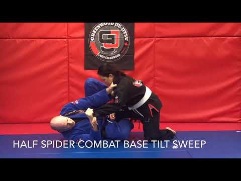 Half Spider Guard vs Kneeling Opponent