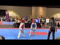 2022 AAU Taekwondo Olympic Sparring Nationals Highlights 10 11 Youth Black Belt 35K Division