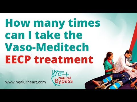 How many times can I take the Vaso-Meditech EECP treatment?