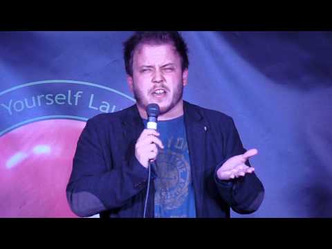 Alex Leam at the Swanage Comedy Festival March 2012