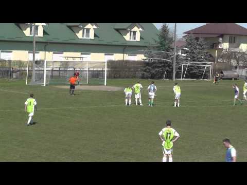 WISAN Skopanie - Strzelec Dąbrowica (juniorzy), gol na 1:0 - Kacper Ozga (23. min - karny)