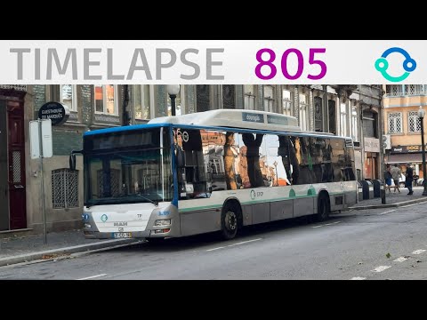 Timelapse Linha 805 da STCP