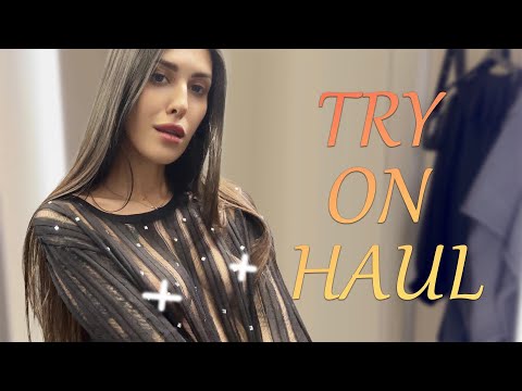 [4K] Transparent Clothes Haul with Lera | See through Try on