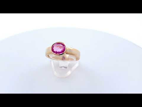 Gorgeous pink sapphire ring.