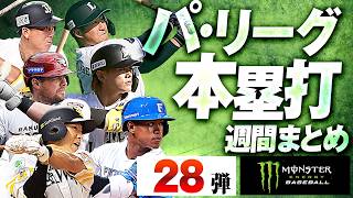 【5/19-5/24】パ・リーグ本塁打「全28弾」まとめ【Supported by モンスターエナジー】