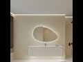LED Bathroom Mirror Oval Wall-Mounted Vanity Mirror #LED Bathroom Mirror #Wall-Mounted Vanity Mirror