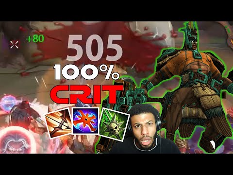 This MAX Crit/Attack Speed Build on Chaac is JOKES