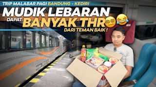 Download lagu PULANG KAMPUNG DAPET BANYAK HADIAH THR 🤣‼️ Mudik Lebaran 2024 Seru Naik KA Malabar Bandung - Kediri mp3