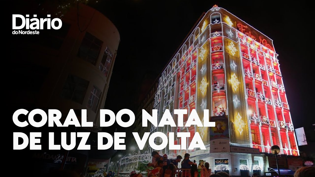Imagem da notícia Coral infantojuvenil volta à sacada do hotel Excelsior para abrir o Natal de Luz no Ceará