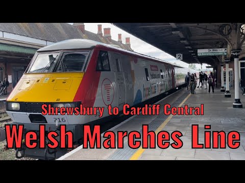 Welsh Marches Line (Shrewsbury to Cardiff Central) - DRIVERS EYE VIEW