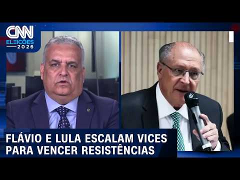 Flávio e Lula escalam vices para vencer resistências e conseguir mais votos | CNN PRIME TIME