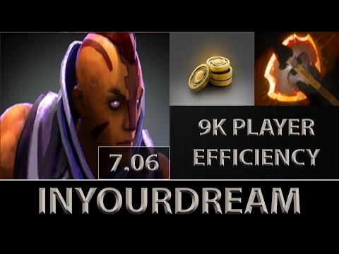 inYourdreaM [Anti-Mage] Fast Farm ► 9K Efficiency ► Dota 2 [7.06]