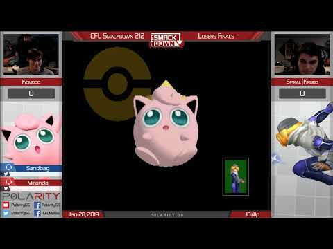 CFL Smackdown 212 Melee - Komodo (Jigglypuff) vs Krudo (Sheik) - Losers Finals