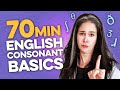Learn 24 English Consonant Sounds in 70 Minutes | Pronunciation Compilation | Rachel's English