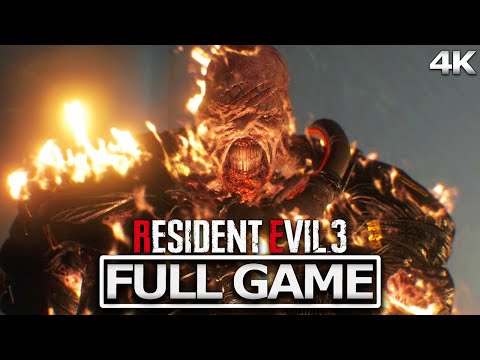RESIDENT EVIL 3 REMAKE Full Gameplay Walkthrough / No Commentary【FULL GAME】4K 60FPS Ultra HD