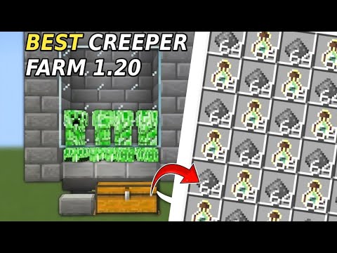 Ultimate Creeper Farm 1.19-1.20 in Minecraft PE!