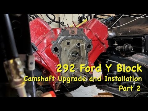 Y Block Ford Camshaft Installation (in car) Part 2