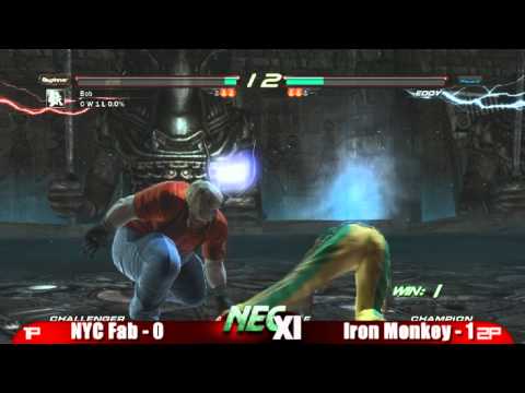 NYC Fab vs Iron Monkey NEC XI Tekken 6 singles