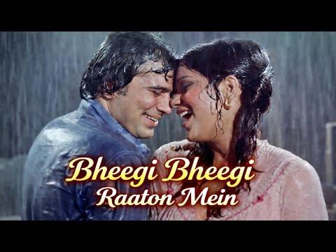 Bheegi Bheegi Raaton Mein (4K ) | Rajesh Khanna & Zeenat Aman | Kishore Kumar, Lata Mangeshkar