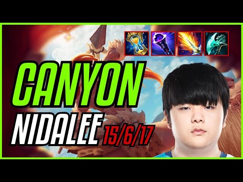 CANYON - NIDALEE vs MALRANG - KAYN JUNGLE - EUW CHALLENGER - PATCH 11.9