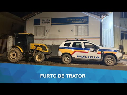 PM prende dois suspeitos, apreende caminhão e recupera trator furtado no Sul de Minas