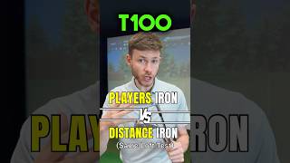 DISTANCE iron vs PLAYERS iron (SAME LOFT TEST) How much difference really is there 🤔#golf #golflife