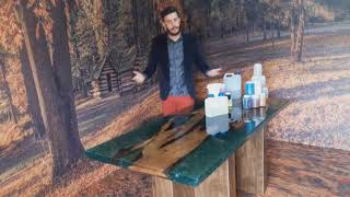 COMO FAZER uma MESA de MADEIRA com RESINA EPOXI TUDO QUE VOC PRECISA SABER