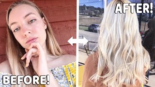 Dirty Blonde To Ash Blonde Hair Transformation! | Vlog