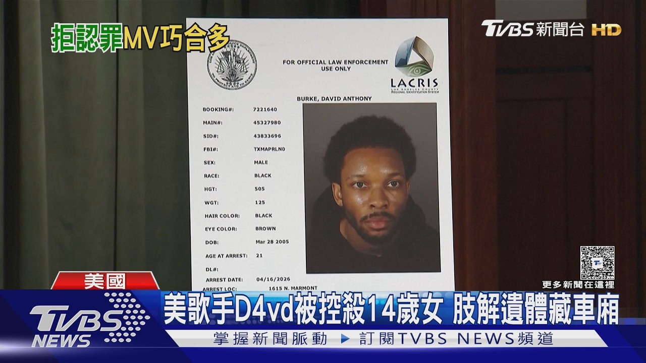 影音/21歲歌手殺14歲少女!遺體塞特斯拉「肢解腐爛」 MV早有預告
