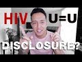 HIV undetectable should NOT HAVE TO DISCLOSE