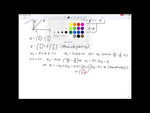 Übungsblatt5.1 – Analytische Geometrie - Geradengleichung in Parameterform und HNF Aufg.1a und b