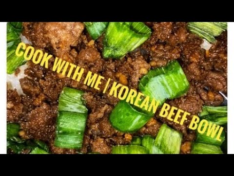 Cook With Me | Korean Beef Bowl | Hamburger Recipe