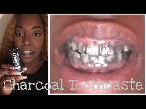 Hello Charcoal fluoride free whitening toothpastes