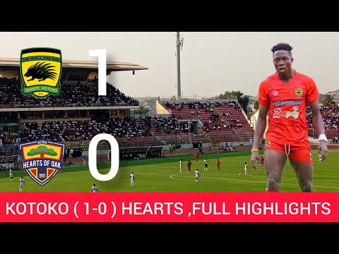 EXTENDED FULL HIGHLIGHTS, GPL WEEK13 ASANTE KOTOKO (1- 0 ) HEARTS OF OAK , ALBERT AMOAH GOAL 90+5💔🔥⚽