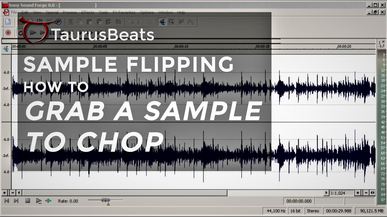 Sample Flipping Walk-through Session on How to Grab a Sample to Chop | Calling image for Sample Flipping Walk-through Session on How to Grab a Sample to Chop | Calling