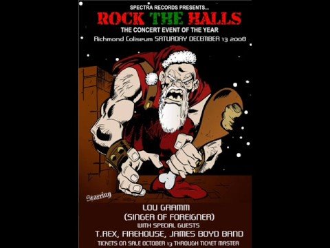 rock the halls- james boyd band and lou gramm