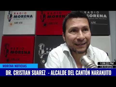 Dr. Cristian Suarez - Alcalde del cantón Naranjito - Guayas